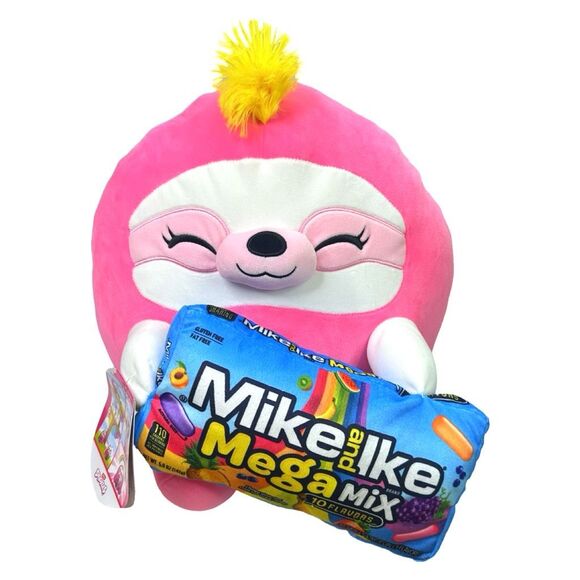 ZURU Snackles Mike & Ike Super-Sized Sloth 14” Collectible Plush - Picture 1 of 3